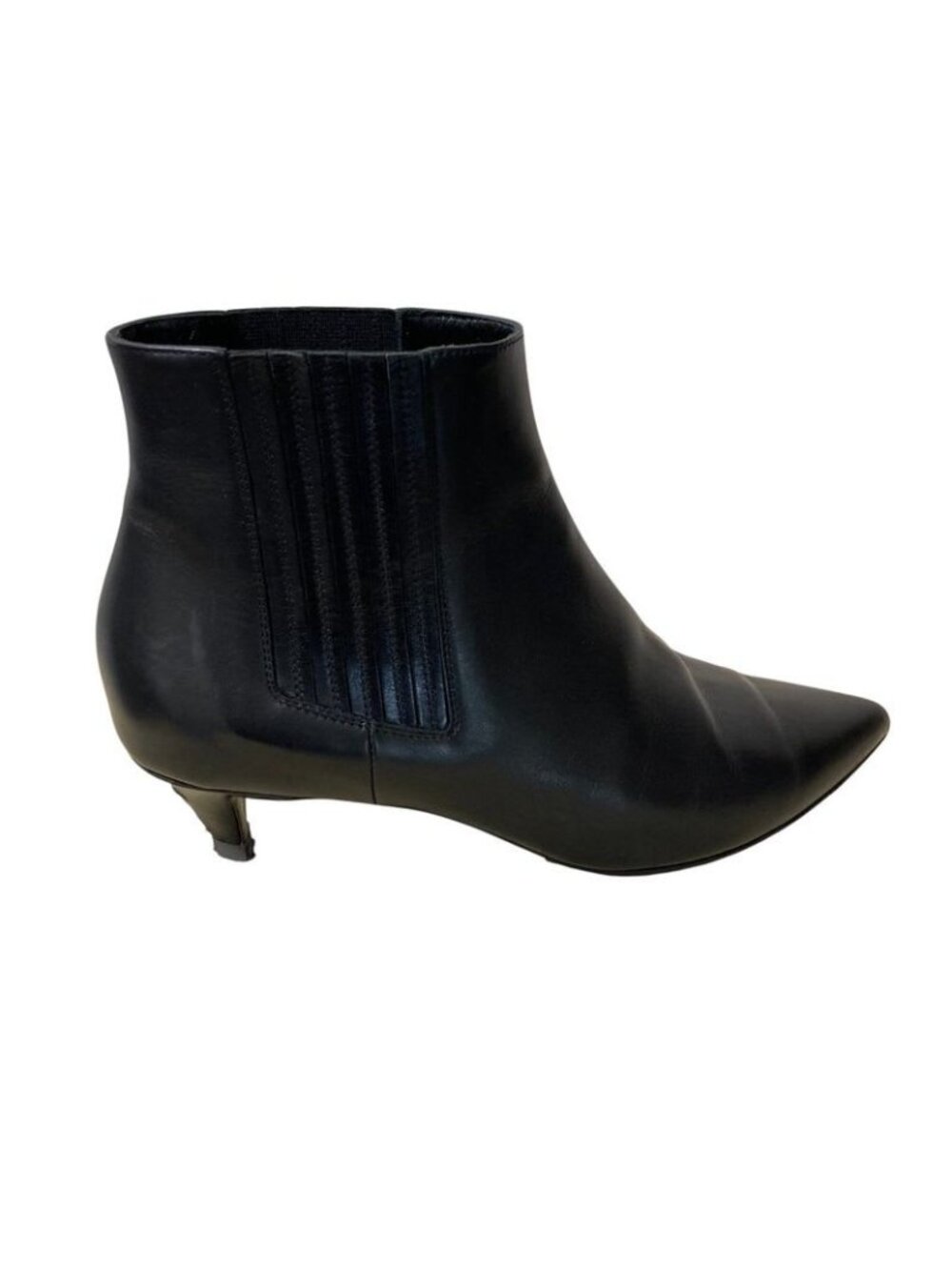 Celine Leather Side Gore Ankle Boots Size 36 - Picture 5 of 10